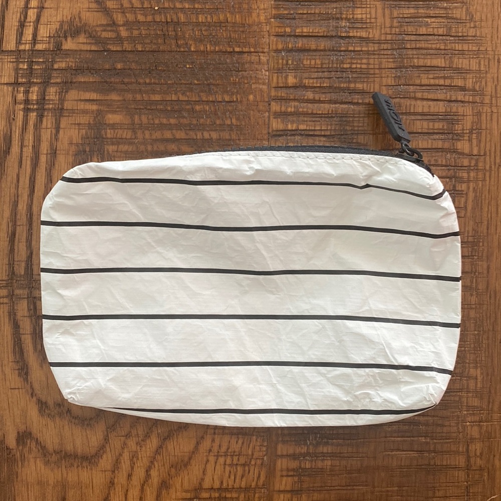 ALOHA COLLECTION pinstripe mini pouch